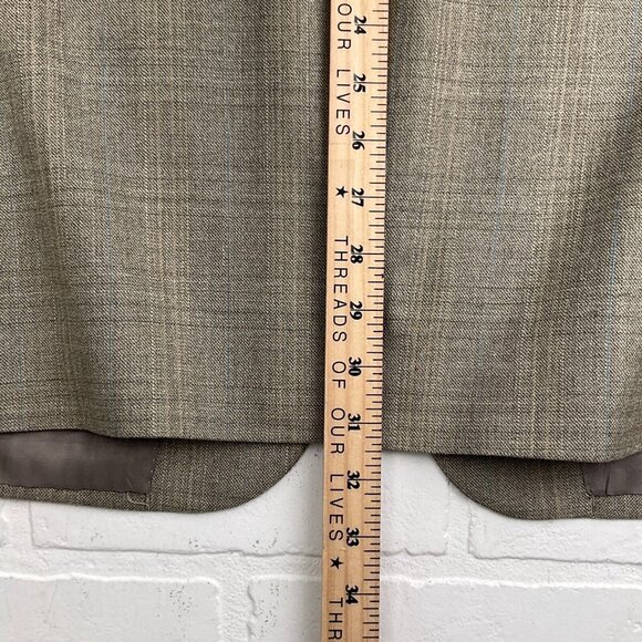 Jos A Bank Blazer Men 41R Green Plaid Gordon Signature Wool Silk Jacket Classic - Picture 13 of 14